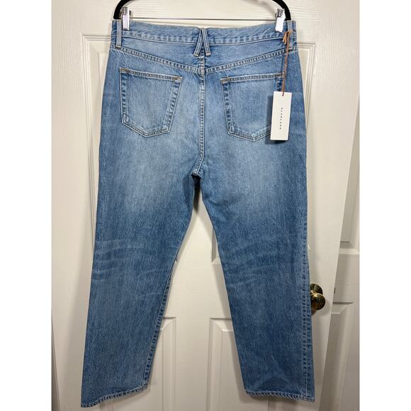 New SLVRLAKE Sophie Straight Leg Jeans Ventura Ripped Denim Capsule NWT - Picture 6 of 10